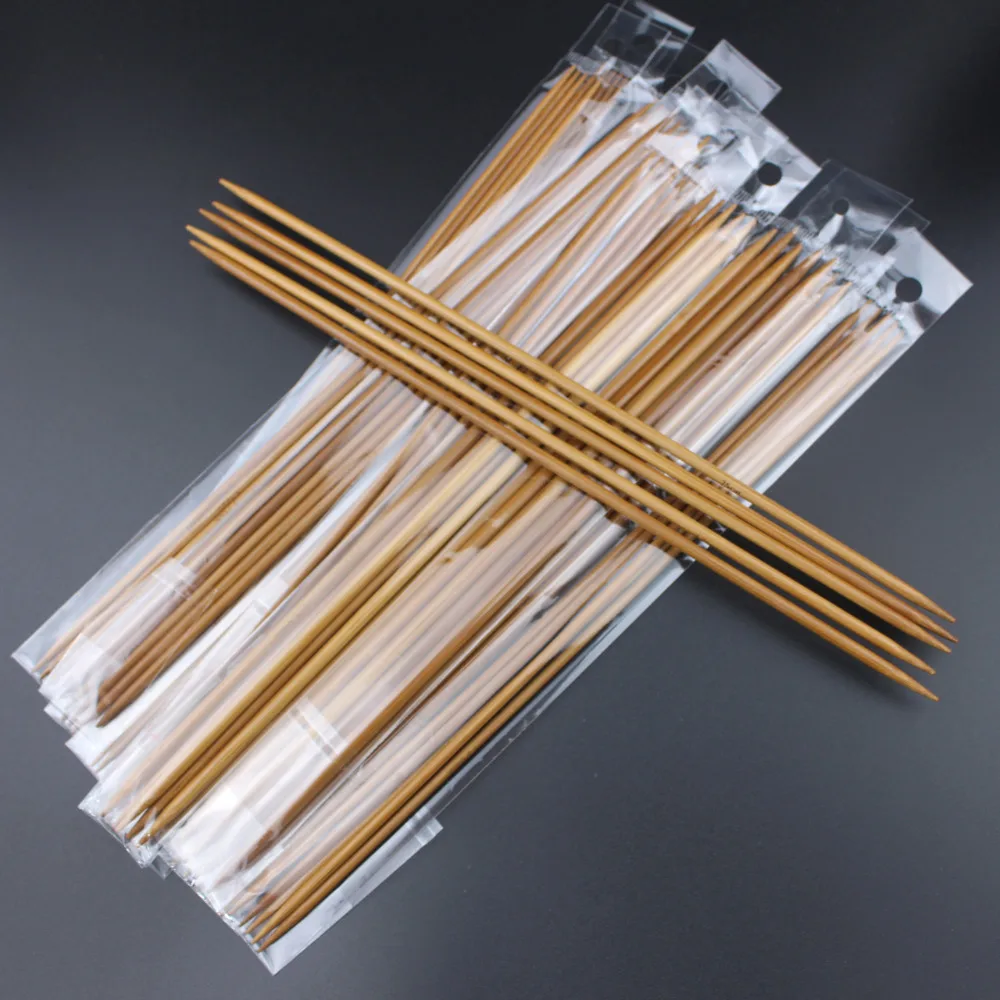25cm 11 Sizes 55pcs/Set Double Pointed Carbonized Bamboo Dark Patina Needles Knitting Knit Kit Domestic tool sets 2.0mm-5.0mm
25cm 11 Sizes 55pcs/Set Double Pointed Carbonized Bamboo Dark Patina Needles Knitting Knit Kit Domestic tool sets 2.0mm-5.0mm