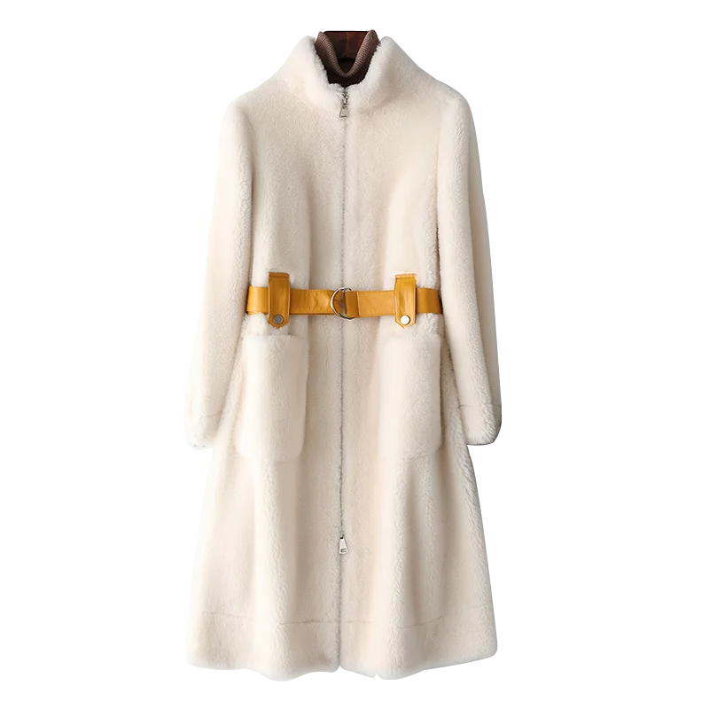 Autumn Winter Coat Women Clothes 2019 Korean 100% Wool Jacket Real Fur Coat Suede Lining Sheep Shearling Abrigo Mujer YS968620
Autumn Winter Coat Women Clothes 2019 Korean 100% Wool Jacket Real Fur Coat Suede Lining Sheep Shearling Abrigo Mujer YS968620