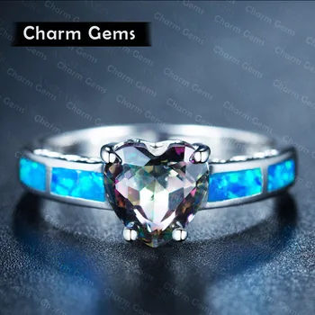 2020 New Crystal From Swarovskis Angel Girl Simple Ring Blue Fire Opal Rings for Women Trendy Engagement
2020 New Crystal From Swarovskis Angel Girl Simple Ring Blue Fire Opal Rings for Women Trendy Engagement