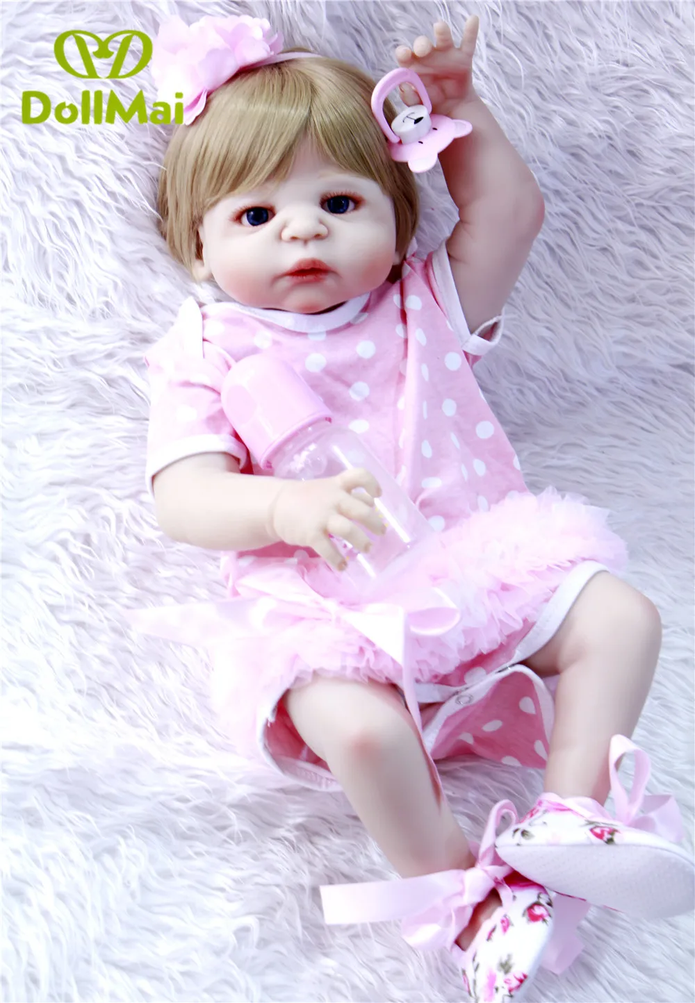 NPK DOLL 55cm full Silicone Doll Reborn Baby 22" Toy For Girls Newborn Girl Baby Birthday Gift For Child Bedtime Early Education
NPK DOLL 55cm full Silicone Doll Reborn Baby 22" Toy For Girls Newborn Girl Baby Birthday Gift For Child Bedtime Early Education