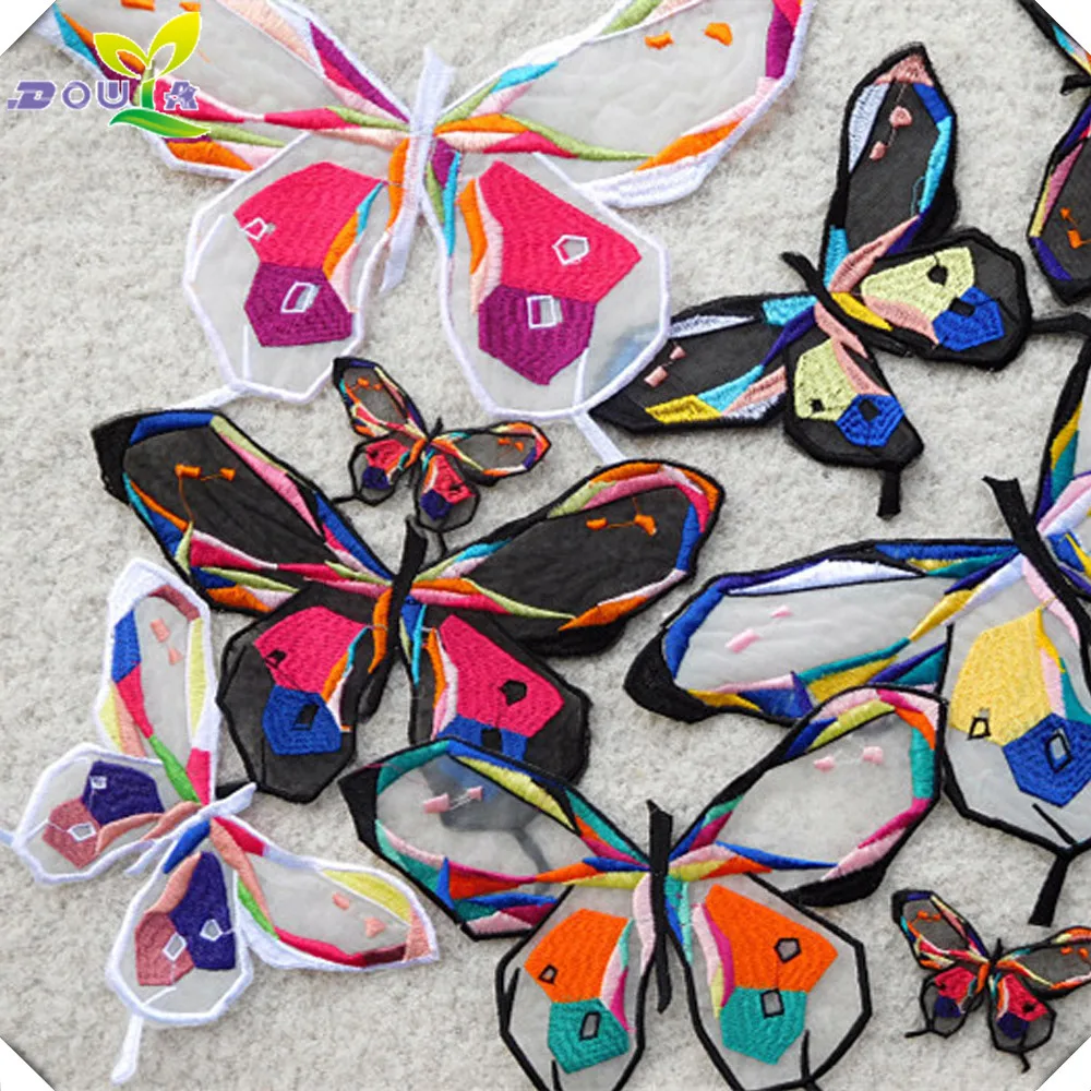 Lace embroidery butterfly cloth Eugen yarn clothes pants sweater decoration repair D decals hand sewn DIY flower stick
Lace embroidery butterfly cloth Eugen yarn clothes pants sweater decoration repair D decals hand sewn DIY flower stick