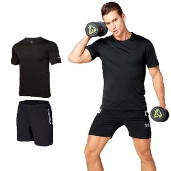 fitness suit 2pcs male quick dry short sleeved woven shorts breathable shirt jogging suits summer sports wear loose running sets
fitness suit 2pcs male quick dry short sleeved woven shorts breathable shirt jogging suits summer sports wear loose running sets