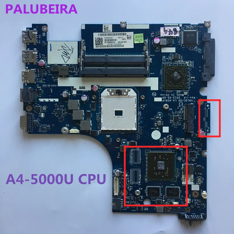 PALUBEIRA G505 VAWGA/GB LA-9911P motherboard for lenovo G505 motherboard la-9911p motherboard with A4-5000U CPU
PALUBEIRA G505 VAWGA/GB LA-9911P motherboard for lenovo G505 motherboard la-9911p motherboard with A4-5000U CPU