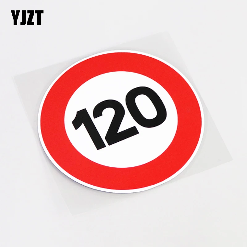 YJZT 12.7CM*12.7CM Fashion Warning Mark Speed limit 120 PVC Car Sticker Decal 13-0891
YJZT 12.7CM*12.7CM Fashion Warning Mark Speed limit 120 PVC Car Sticker Decal 13-0891