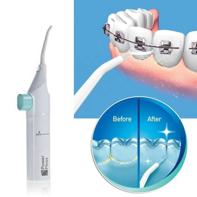 

80ml Portable Dental Water Flosser Cordless Teeth Cleaning Tool Oral Irrigation Dental Flosser Oral Irrigator Interdental Brush