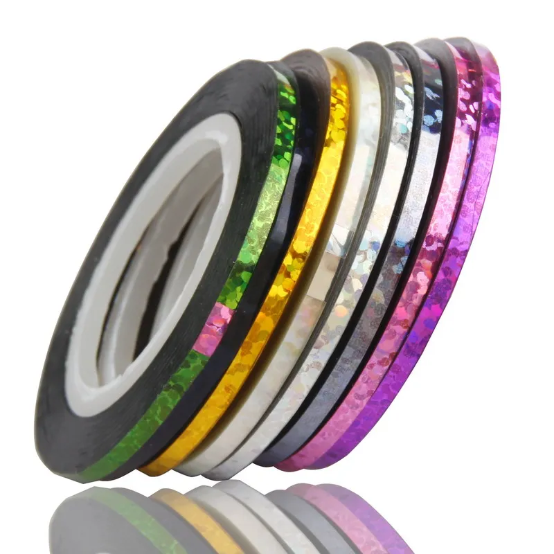 8 Rolls Glitter Laser Nail Art Striping Tape Line Sticker Tips Decorations DIY Self-Adhesive Decal Tools Manicure 2MM WY654
8 Rolls Glitter Laser Nail Art Striping Tape Line Sticker Tips Decorations DIY Self-Adhesive Decal Tools Manicure 2MM WY654