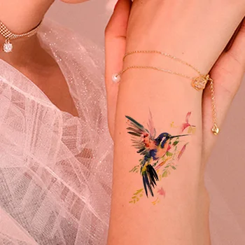 Watercolor Humminbirds Bird Wrist Arm Tattoos Temporary Women Girl Body Art Drawing Tattoo Little Animals Custom Makeup Tip Tato
Watercolor Humminbirds Bird Wrist Arm Tattoos Temporary Women Girl Body Art Drawing Tattoo Little Animals Custom Makeup Tip Tato