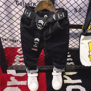Boys Jeans 2018 Autumn and winter Jeans Trousers and Belt Kids Pants Children Clothing Pantalon Fillette 2-6Years
Boys Jeans 2018 Autumn and winter Jeans Trousers and Belt Kids Pants Children Clothing Pantalon Fillette 2-6Years