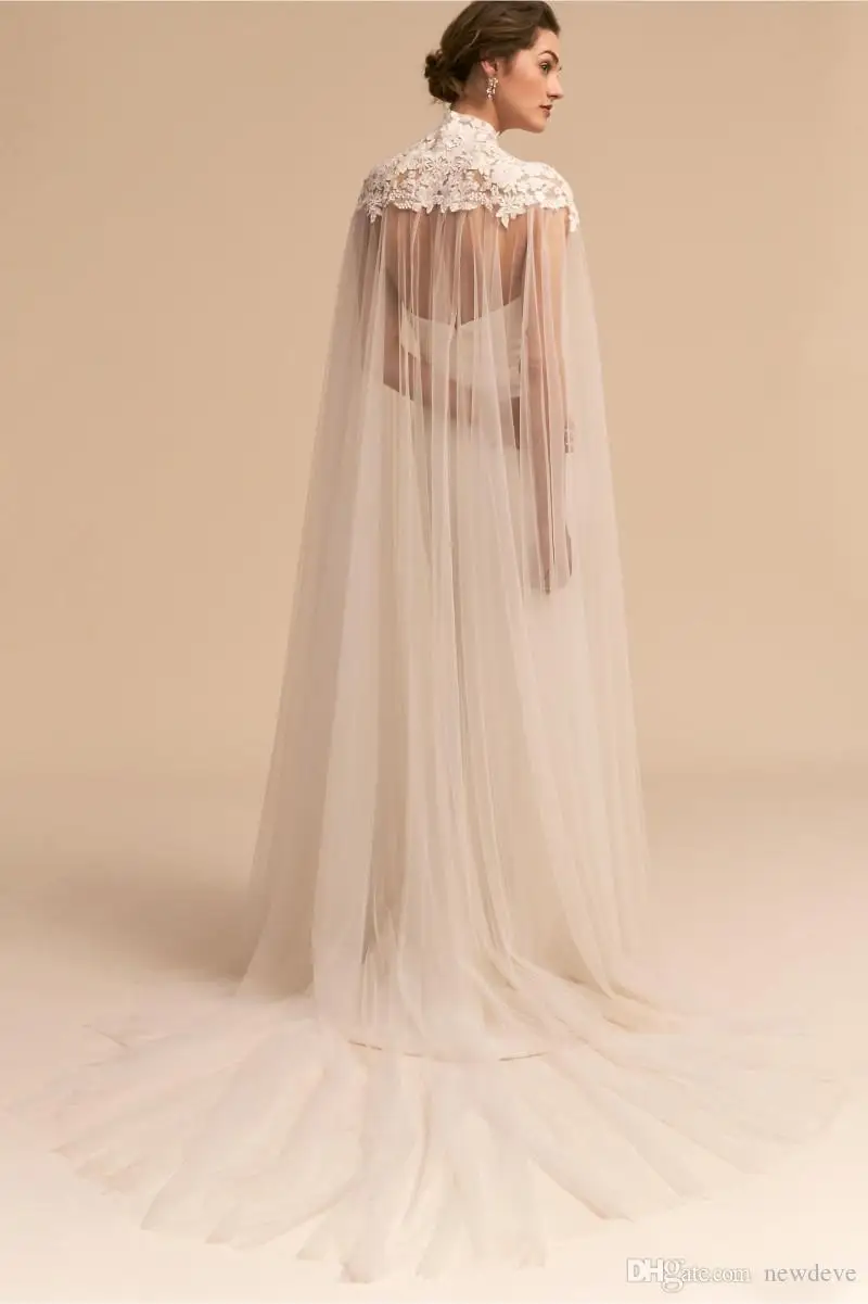2019-new-design-wedding-wraps-3m-cathedral-train-bridal-shawl-applique-lace-custom-made-tulle-wedding-bridal-capes (2)