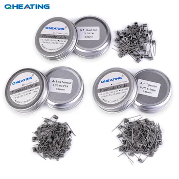 Hot selling Qheating Tiger /flat twisted /Quad clapton coils premade wrap Heating Resistance rda coil 50pcs/box
Hot selling Qheating Tiger /flat twisted /Quad clapton coils premade wrap Heating Resistance rda coil 50pcs/box