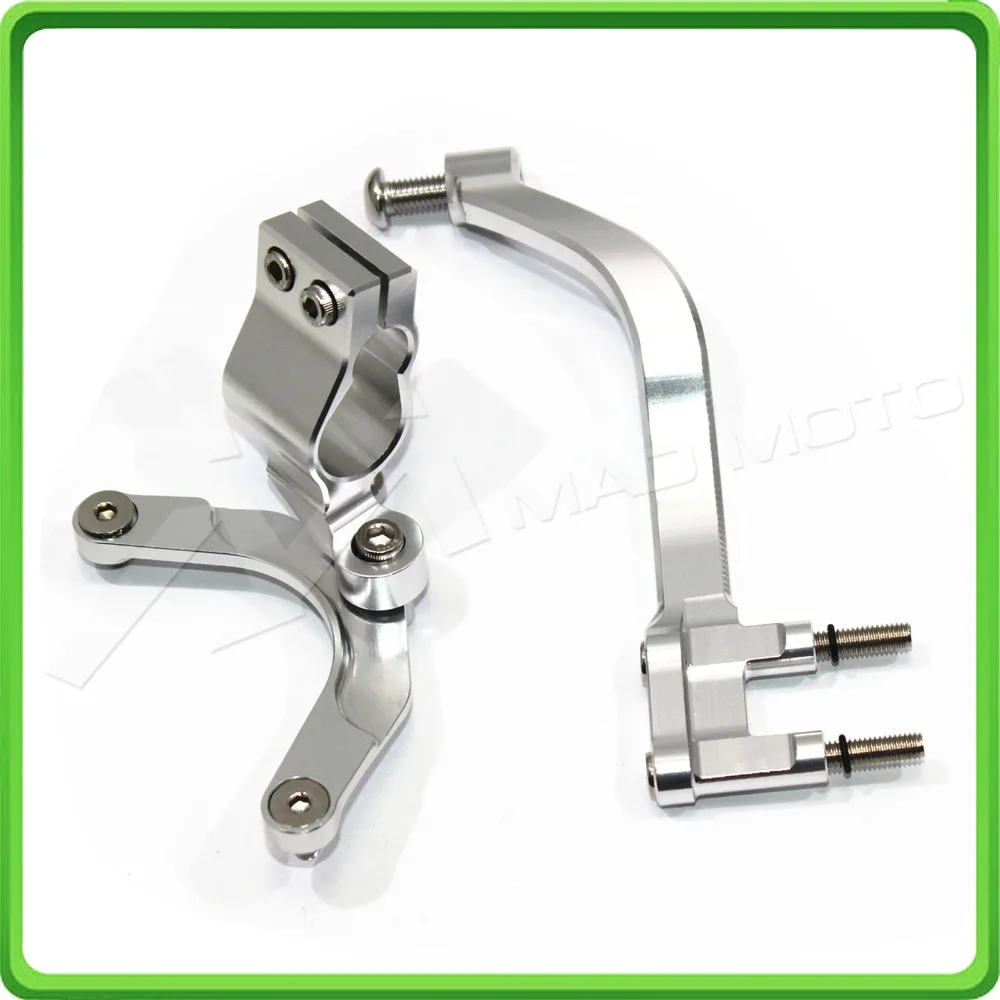 For MV Agusta F3 675/800 2012 2013 2014 2015 2016 2017 Steering Damper Stabilizer Bracket Mount Kit Silver color
For MV Agusta F3 675/800 2012 2013 2014 2015 2016 2017 Steering Damper Stabilizer Bracket Mount Kit Silver color