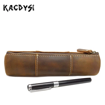 Real Cowhide Leather Mens Organizer Wallet Pencil Case Original Vintage Fashion Stationery Pouch Coin Pouch Zipper Pen Bag Purse
Real Cowhide Leather Mens Organizer Wallet Pencil Case Original Vintage Fashion Stationery Pouch Coin Pouch Zipper Pen Bag Purse
