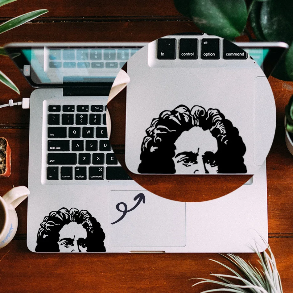 Newton Portrait Trackpad Decal Laptop Sticker for Apple Macbook Pro Air Retina 11 12 13 15 inch Mac Notebook Vinyl Touchpad Skin 
Newton Portrait Trackpad Decal Laptop Sticker for Apple Macbook Pro Air Retina 11 12 13 15 inch Mac Notebook Vinyl Touchpad Skin