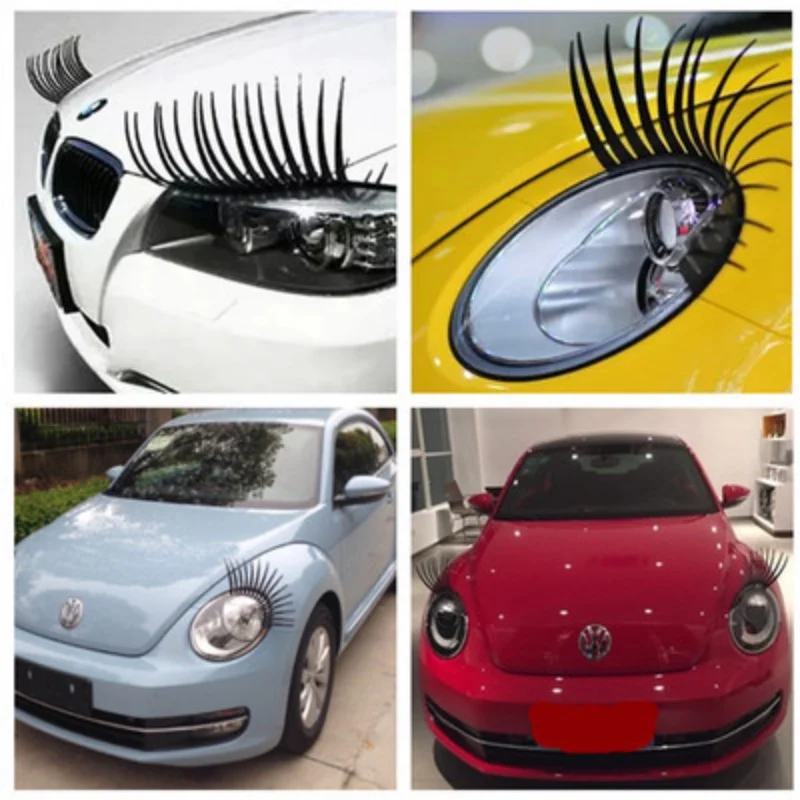 Charming Black False Eyelashes 1 Pair Car Styling 3D Auto Sticker Car Stickers and Decals Eye Lash Sticker Headlight Decoration
Charming Black False Eyelashes 1 Pair Car Styling 3D Auto Sticker Car Stickers and Decals Eye Lash Sticker Headlight Decoration