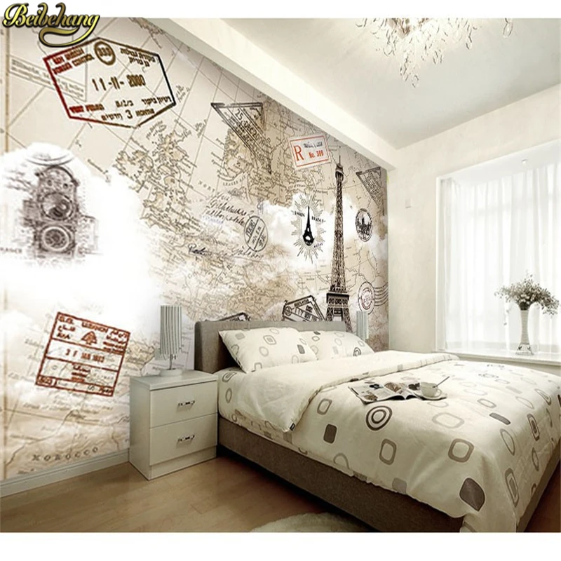 beibehang Eiffel Tower map background wall paper silk cloth 3d wallpaper seamless mural any size murals photo wallpaper roll
beibehang Eiffel Tower map background wall paper silk cloth 3d wallpaper seamless mural any size murals photo wallpaper roll