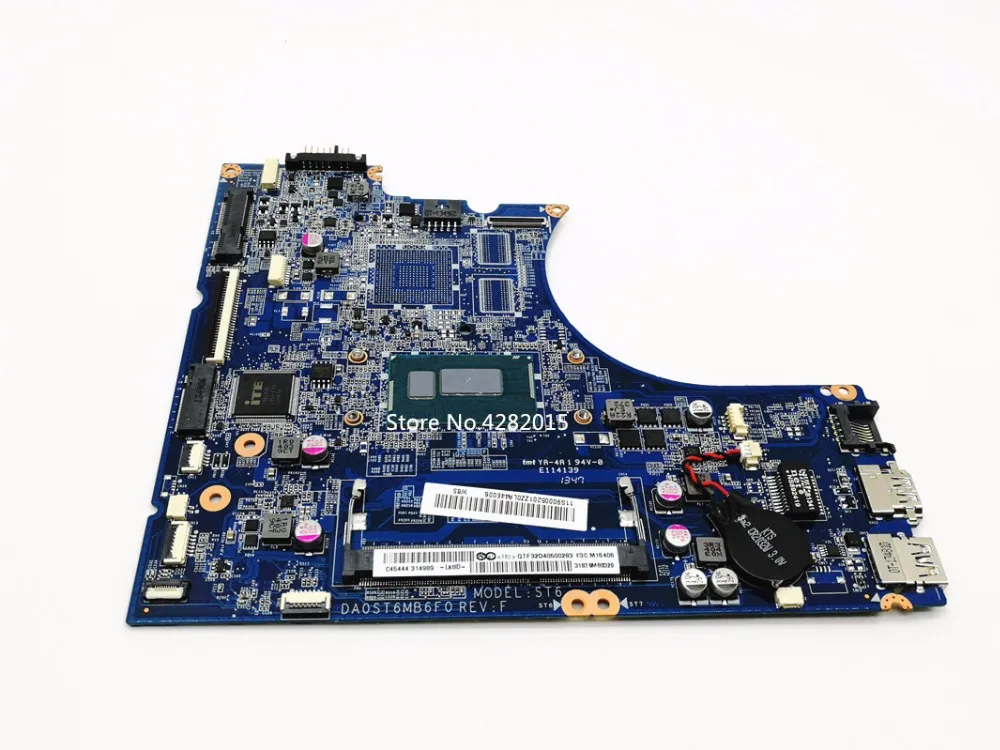 DAOST6MB6F0 Free shipping for lenovo FLEX 14 laptop motherboard SR1E3 3556U DDR3L 100% tested
DAOST6MB6F0 Free shipping for lenovo FLEX 14 laptop motherboard SR1E3 3556U DDR3L 100% tested