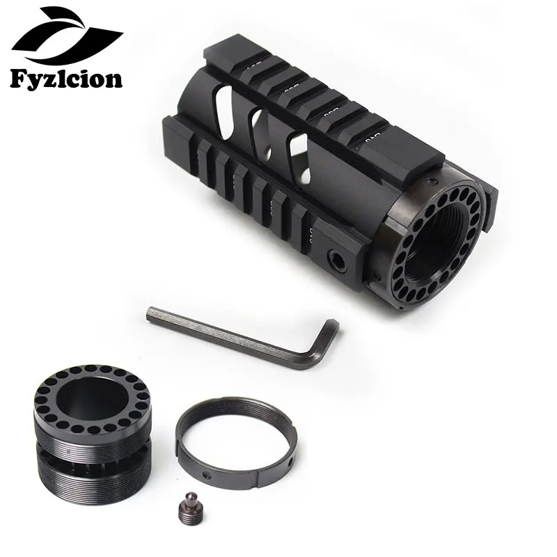 Hunting M4 AR-15 4" Inch Free Float Keymod Handguard Picatinny Quad Rail for Mount w/Front Cap Tactical Rifle Scope Mount
Hunting M4 AR-15 4" Inch Free Float Keymod Handguard Picatinny Quad Rail for Mount w/Front Cap Tactical Rifle Scope Mount