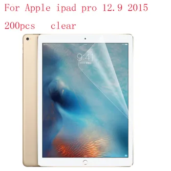 Transparent Tablet LCD film Screen Protector for Apple ipad pro 12.9 2015 9H Anti-scratch without retail packing 200pcs/lot
Transparent Tablet LCD film Screen Protector for Apple ipad pro 12.9 2015 9H Anti-scratch without retail packing 200pcs/lot