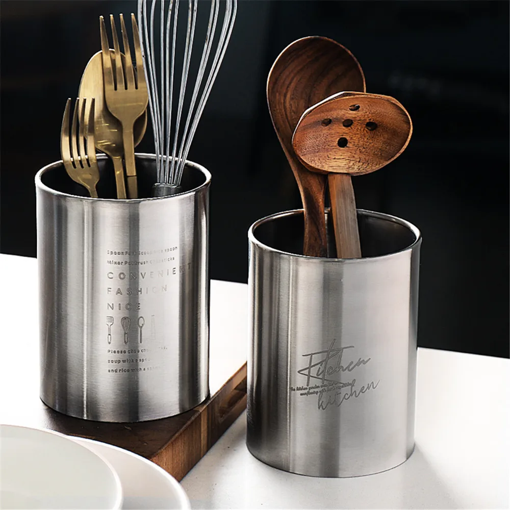 Multifunction Stainless steel Chopsticks Storage Tube Spoon Fork Storage Box Cutlery Holder Drying Rack Kitchen Organizer Tool
Multifunction Stainless steel Chopsticks Storage Tube Spoon Fork Storage Box Cutlery Holder Drying Rack Kitchen Organizer Tool