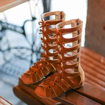 Summer Girls Child Sandals Female Child Soft High Gladiator Cool Boots Long Hot-selling Fashion Cutout For Party
Summer Girls Child Sandals Female Child Soft High Gladiator Cool Boots Long Hot-selling Fashion Cutout For Party