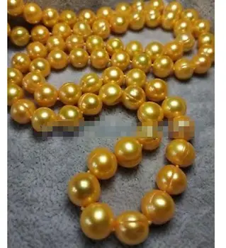golden 35" 50"AAA 11-12MM NATURAL PEARL NECKLACE yellow clasp
golden 35" 50"AAA 11-12MM NATURAL PEARL NECKLACE yellow clasp
