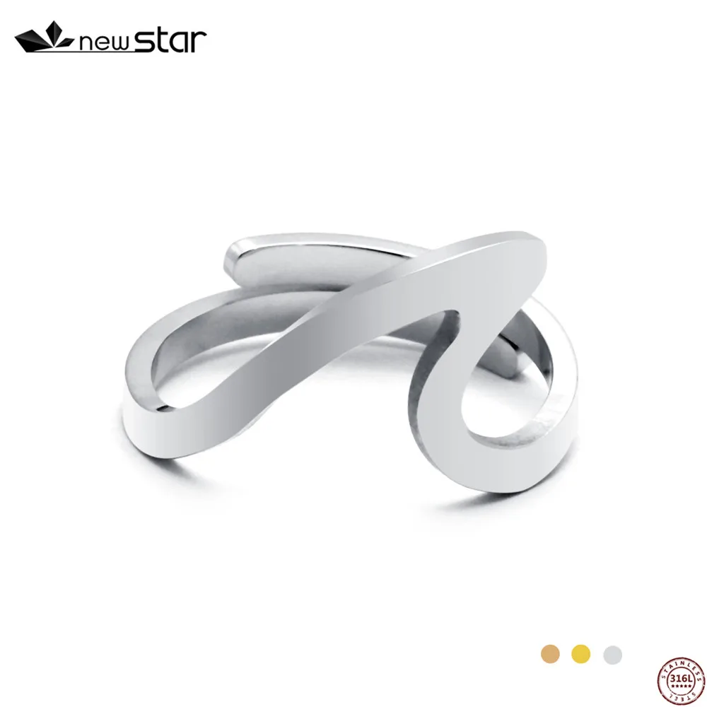 Adjustable Classie Trendy Women's Rings Fashion Stainless steel Rings For Women Jewelry Wave Ring Titanium alloy New arrived
Adjustable Classie Trendy Women's Rings Fashion Stainless steel Rings For Women Jewelry Wave Ring Titanium alloy New arrived