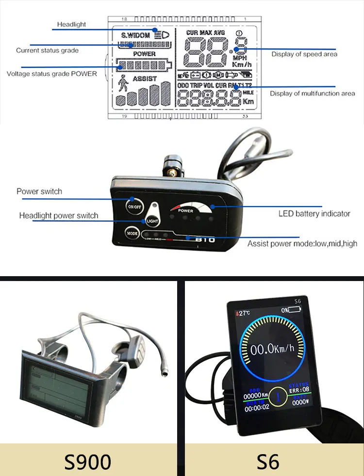 Top 20" 24" 26" 700C 27.5" 29" Electric Bike Conversion Kit 36V 250W - 500W Wheel Motor Electric Bike Kit with Lithium Battery 9