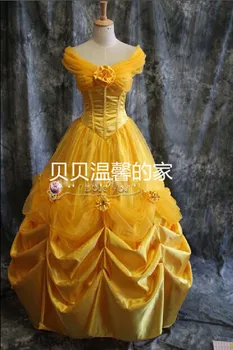 Beauty and the Beast Christmas dress Belle cosplay princess dress for girl dress for dancing costumes for Christmas Party
Beauty and the Beast Christmas dress Belle cosplay princess dress for girl dress for dancing costumes for Christmas Party