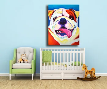 Large size bulldog animal wall art Canvas Painting For Living Room Home Decoration Oil Painting On Canvas Wall Painting Unframed
Large size bulldog animal wall art Canvas Painting For Living Room Home Decoration Oil Painting On Canvas Wall Painting Unframed