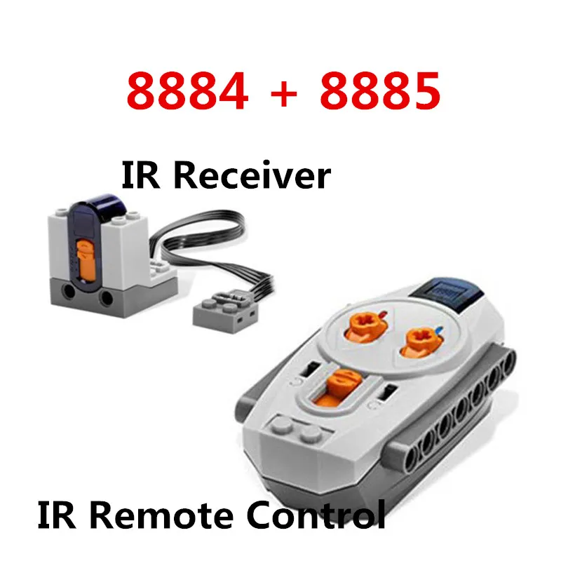 Legoing 8884 8885 IR Remote Control Signal Receiver Motors Legoingly Power Functions Technic Motor Series Battery Box LED Light
Legoing 8884 8885 IR Remote Control Signal Receiver Motors Legoingly Power Functions Technic Motor Series Battery Box LED Light