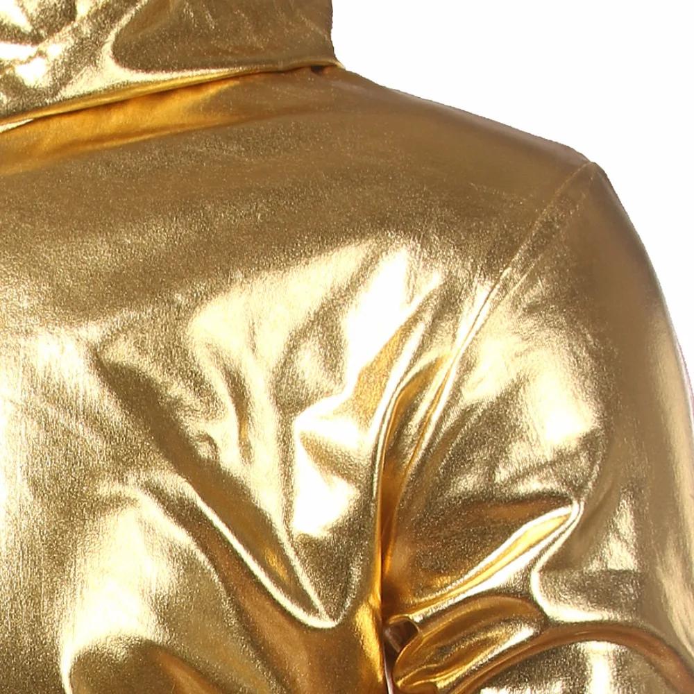 shiny gold hoodie