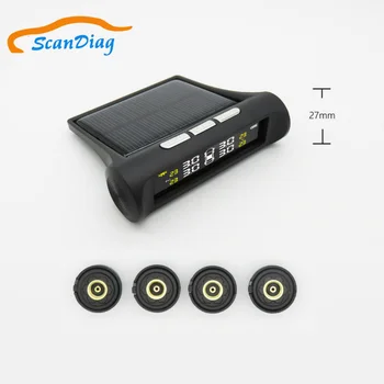 Professional Solar Power TPMS Car Tire Pressure Alarm Monitor System LCD Display 4 External Sensor Temperature Sensor
Professional Solar Power TPMS Car Tire Pressure Alarm Monitor System LCD Display 4 External Sensor Temperature Sensor
