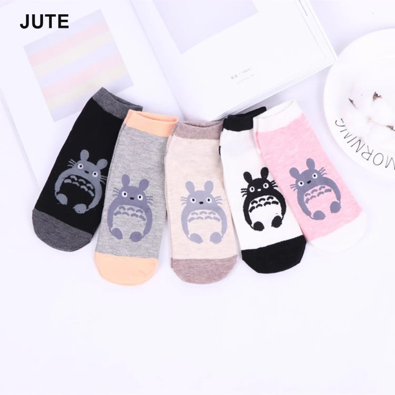 Women Totoro Cartoon Animal Socks Cotton Comfortable Girls Funny Standard Casual Summer Creazy Ankle Short Happy Female Sox
Women Totoro Cartoon Animal Socks Cotton Comfortable Girls Funny Standard Casual Summer Creazy Ankle Short Happy Female Sox