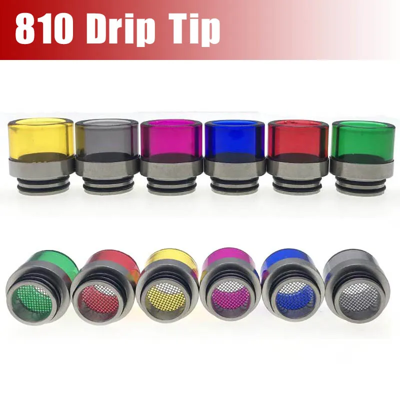 Newest color glass 810 Drip Tip Wide Bore Drip Tips e Cig Vape colorful Mouthpiece for I just 3 TFV12 TFV8 & Big Baby tank
Newest color glass 810 Drip Tip Wide Bore Drip Tips e Cig Vape colorful Mouthpiece for I just 3 TFV12 TFV8 & Big Baby tank