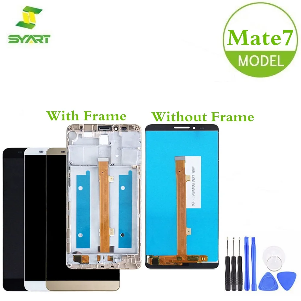 6.0" LCD For Huawei Mate 7 LCDs Display Touch Screen Digitizer Assembly Replacement + Tools For Mate7 MT7-L09 MT7-CL00
6.0" LCD For Huawei Mate 7 LCDs Display Touch Screen Digitizer Assembly Replacement + Tools For Mate7 MT7-L09 MT7-CL00