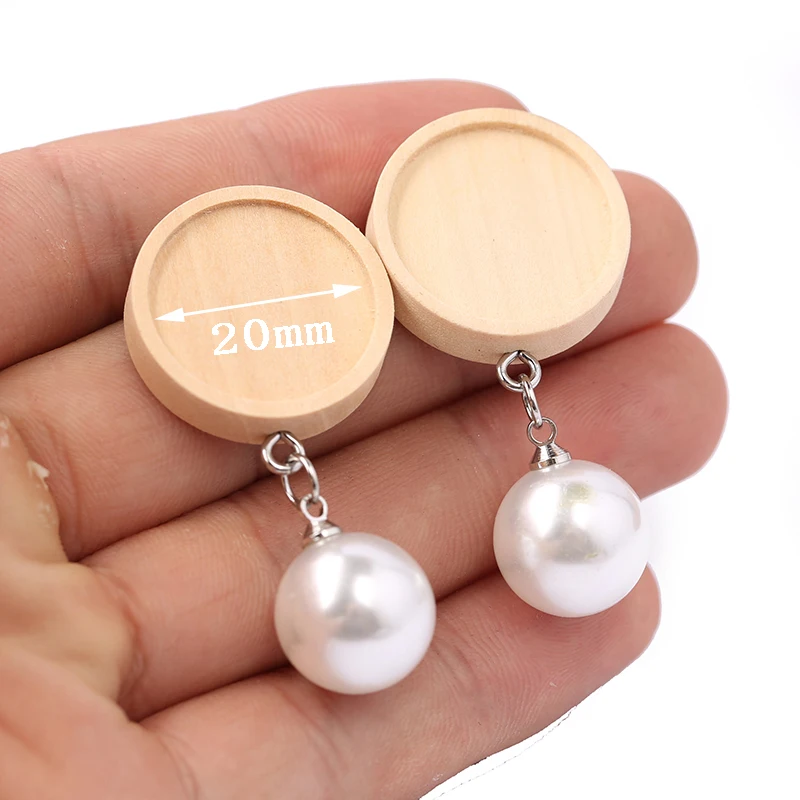 reidgaller 5pairs wood cabochon stud earring base settings 20mm dia simulated pearl charm for earrings making diy findings
reidgaller 5pairs wood cabochon stud earring base settings 20mm dia simulated pearl charm for earrings making diy findings