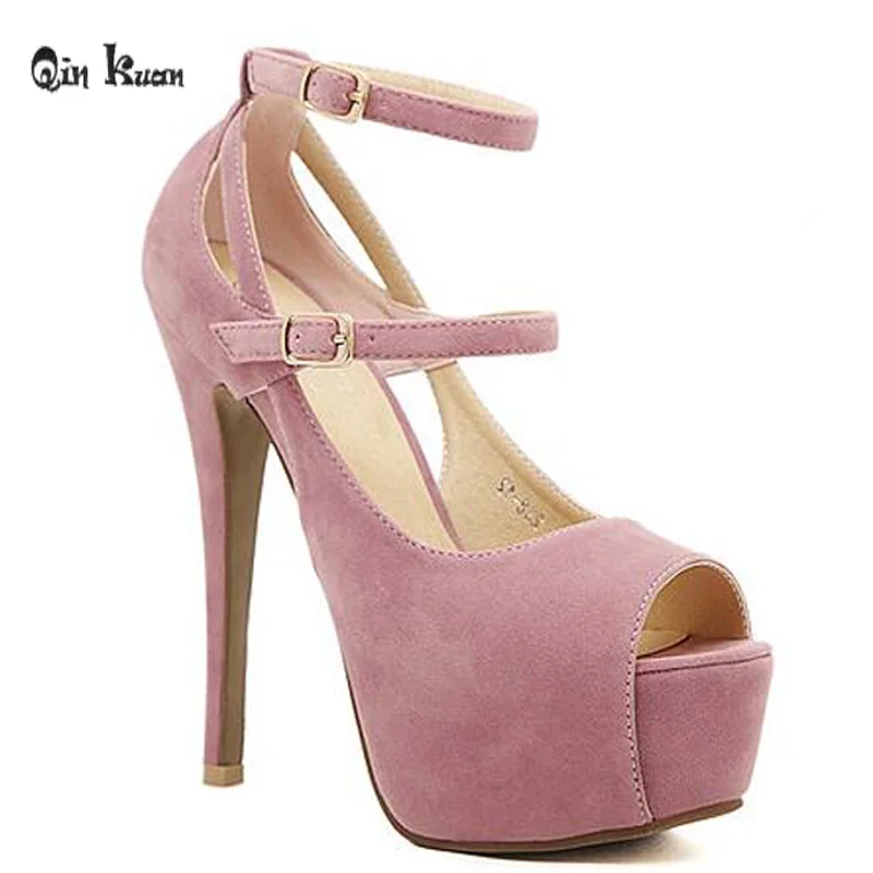 XingDeng Women Peep Toe High Heels Pumps Shoes Ladies European Nightclub Flock Platform Stiletto Cross Strap Shoes Size 34-39
XingDeng Women Peep Toe High Heels Pumps Shoes Ladies European Nightclub Flock Platform Stiletto Cross Strap Shoes Size 34-39