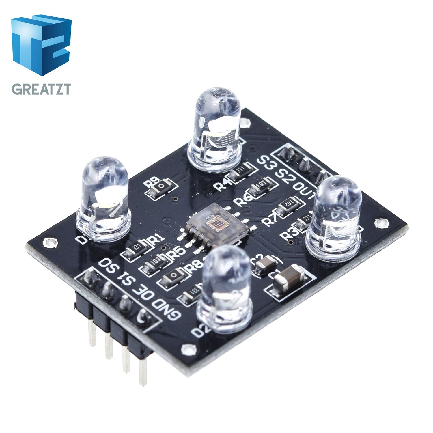 GREATZT Color recognition sensor TCS230 TCS3200 Color sensor Color recognition module for arduino DIY Module DC 3-5V Input
GREATZT Color recognition sensor TCS230 TCS3200 Color sensor Color recognition module for arduino DIY Module DC 3-5V Input