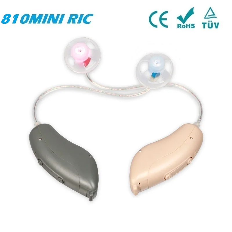 INVAXE Digital Tone Best 8Channels Hearing Aids Mini RIC Sound Amplifier Programmable Adjustable Deaf Hearing Aid