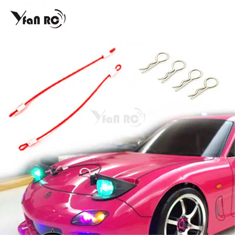 4pcs racing Clip R Pin 1/10 1/8 RC Steel wire Car shell rope Body Shell Buggy drift Monster truck Crawler HPI HSP Traxxas
4pcs racing Clip R Pin 1/10 1/8 RC Steel wire Car shell rope Body Shell Buggy drift Monster truck Crawler HPI HSP Traxxas