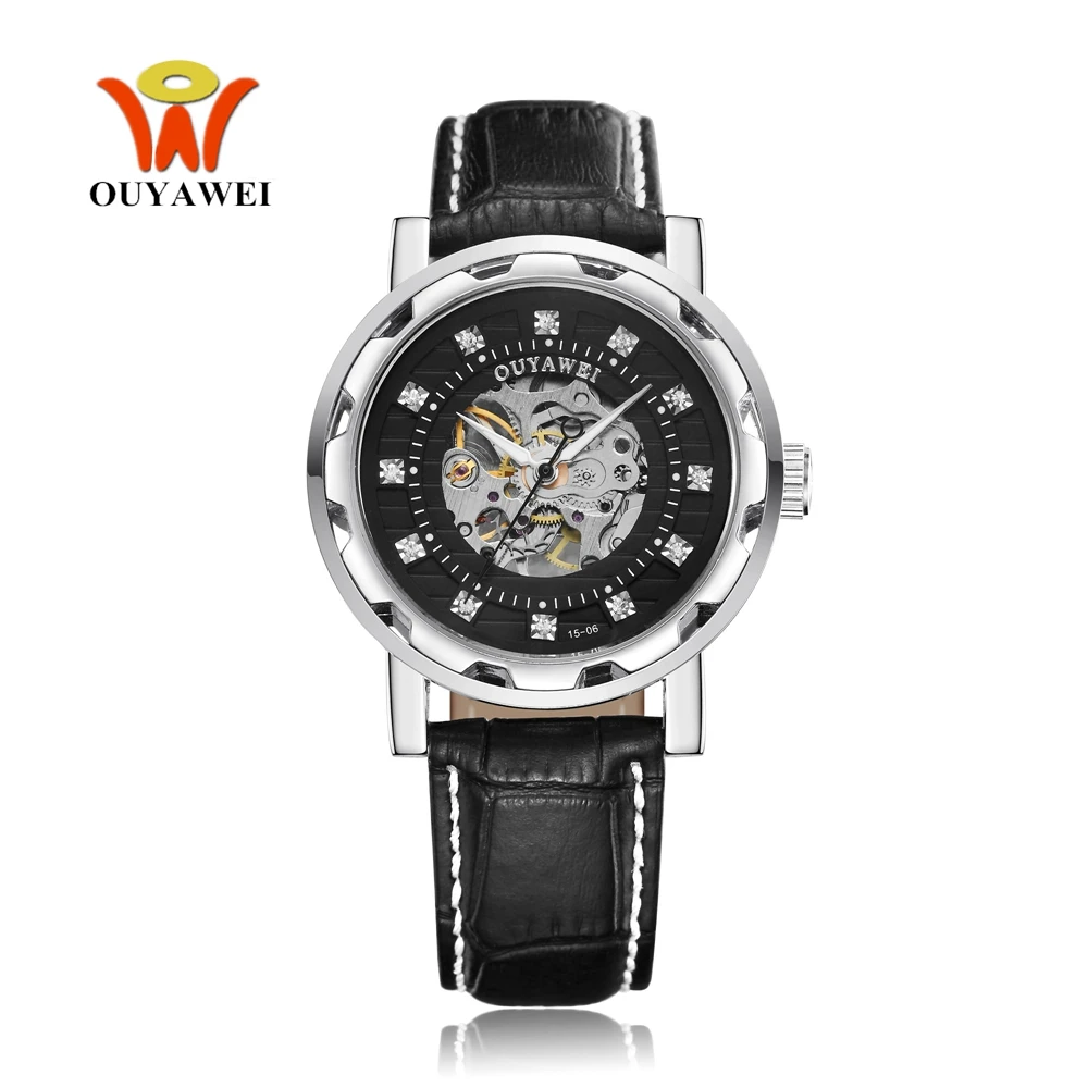 OYW Brand Men Automatic Mechanical Wristwatch montre homme Black Leather Strap Skeleton Fashion Casual Male Self Wind Watch Gift 
OYW Brand Men Automatic Mechanical Wristwatch montre homme Black Leather Strap Skeleton Fashion Casual Male Self Wind Watch Gift
