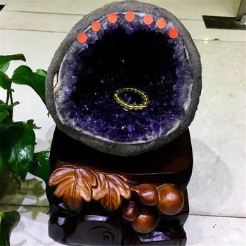 Natural amethyst geode from uruguary top quality dark purple amethyst large amethyst crystal geode cluster Fengshui Decorations
Natural amethyst geode from uruguary top quality dark purple amethyst large amethyst crystal geode cluster Fengshui Decorations