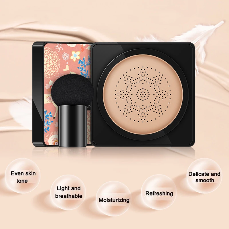Air Cushion BB Cream Makeup Cream Whitening Concealer Oil Control Make Up with Mushroom Puff Long-lasting TSLM1
Air Cushion BB Cream Makeup Cream Whitening Concealer Oil Control Make Up with Mushroom Puff Long-lasting TSLM1