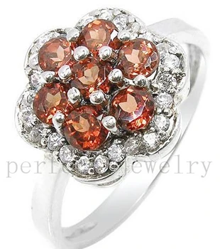 Natural real garnet flower ring Free shipping 925 sterling silver 0.13ct*7pcs gemstone Fine jewelry X95612
Natural real garnet flower ring Free shipping 925 sterling silver 0.13ct*7pcs gemstone Fine jewelry X95612