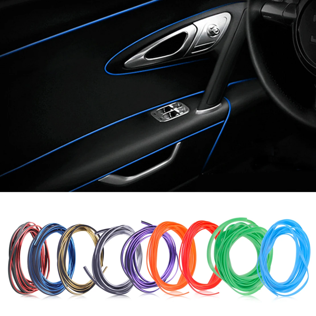 DWCX Auto Car Flexible Interior Moulding Decorative Strip Trim Line DIY Accessories Decoration Chrome Shiny And Pure Color
DWCX Auto Car Flexible Interior Moulding Decorative Strip Trim Line DIY Accessories Decoration Chrome Shiny And Pure Color