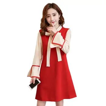 2019 New Pregnancy Clothing Pregnant Women Flare Sleeve Breast Feeding Dress Maternity Causal Bowknot Collar Nursing Dress Q562
2019 New Pregnancy Clothing Pregnant Women Flare Sleeve Breast Feeding Dress Maternity Causal Bowknot Collar Nursing Dress Q562