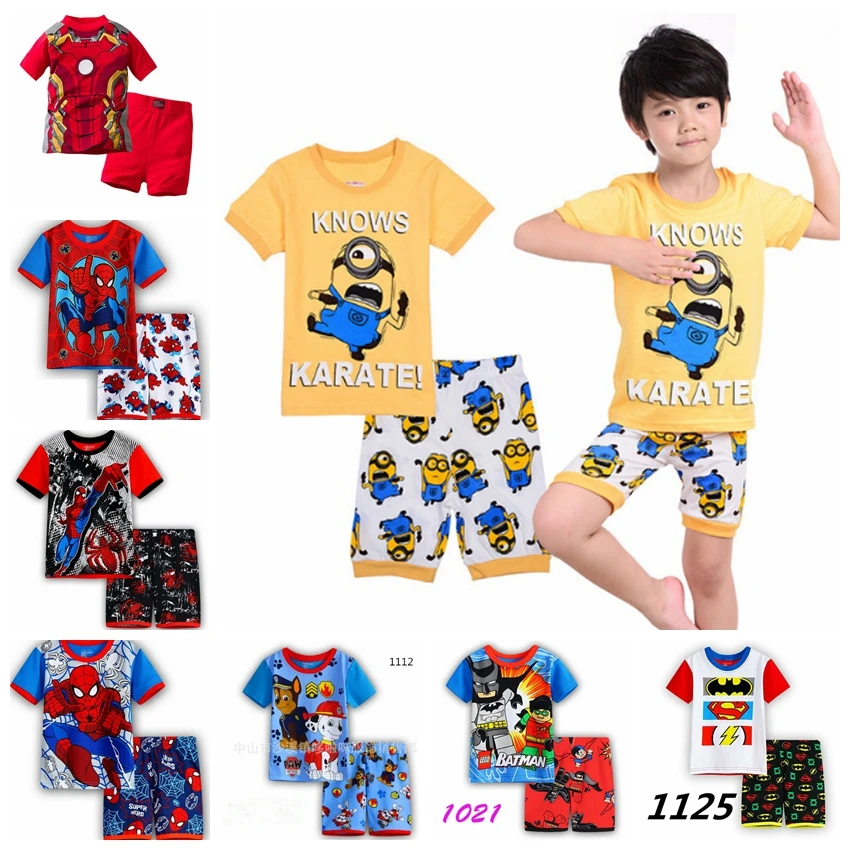 spiderman cotton children pajamas kids Short sleeve Sleepwear boys and girls pyjamas set baby clothing pajamas sets
spiderman cotton children pajamas kids Short sleeve Sleepwear boys and girls pyjamas set baby clothing pajamas sets