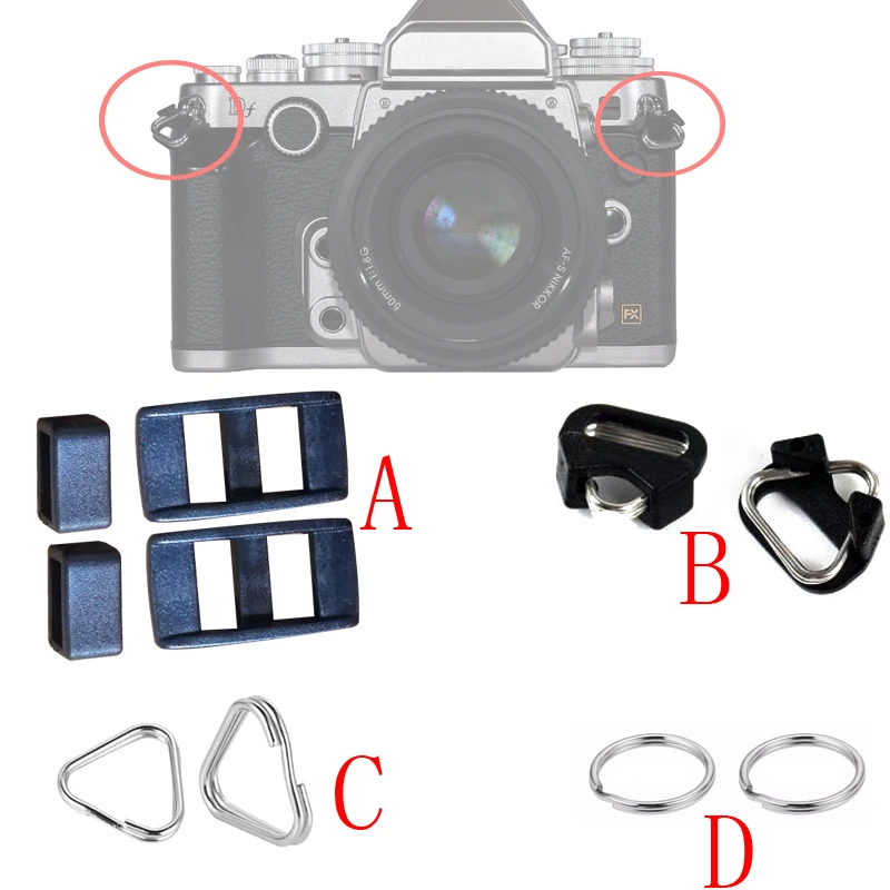 Camera Rings Hook Replacement Alloy Split Ring Triangle for Canon Nikon Camera Shoulder Strap lanyard
Camera Rings Hook Replacement Alloy Split Ring Triangle for Canon Nikon Camera Shoulder Strap lanyard
