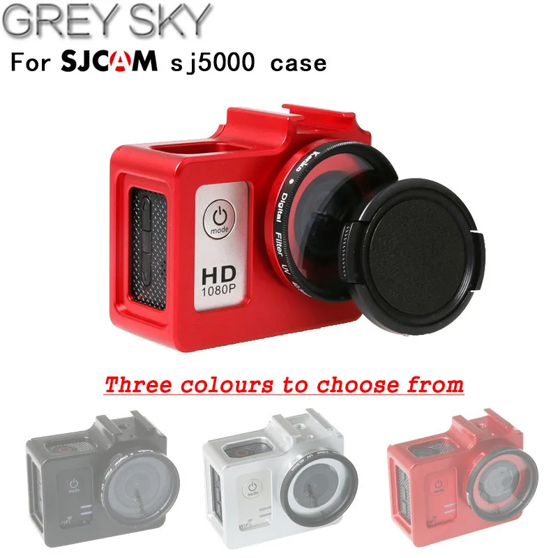 Newest SJCAM sj5000 Protective Housing Case +UV filter Aluminum Alloy cage Metal frame for SJCAM SJ5000 WIFI SJ 5000 SJ5000X
Newest SJCAM sj5000 Protective Housing Case +UV filter Aluminum Alloy cage Metal frame for SJCAM SJ5000 WIFI SJ 5000 SJ5000X