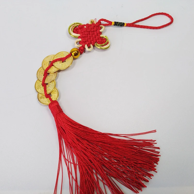 Red Five Emperors Coins Pendant Feng shui Lucky China Knot Mascot Home Decoration Health Protection Car or Door Decor
Red Five Emperors Coins Pendant Feng shui Lucky China Knot Mascot Home Decoration Health Protection Car or Door Decor